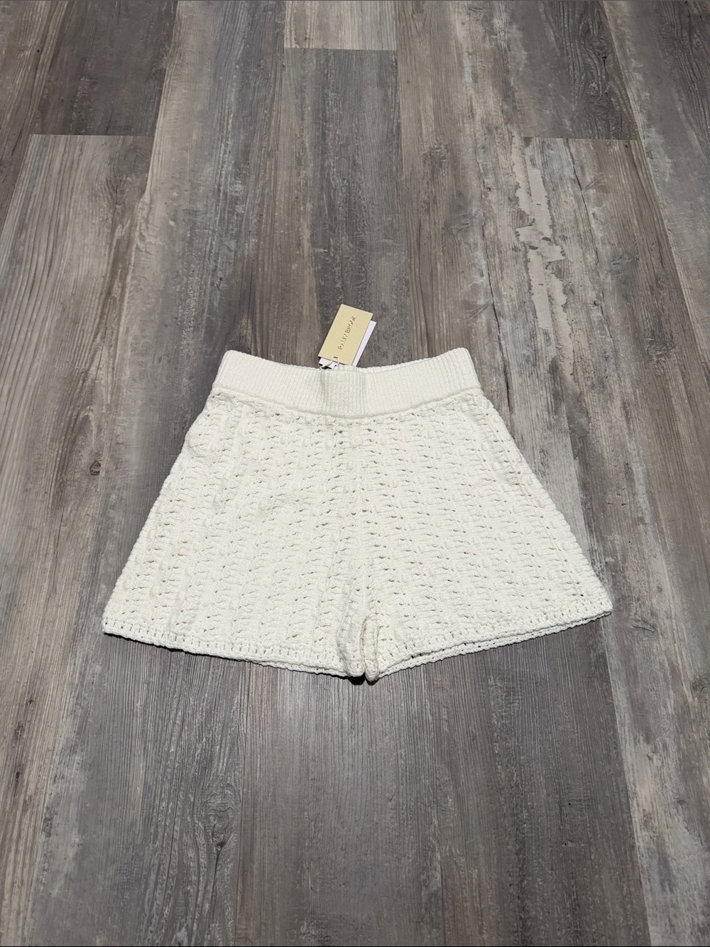 Ramy Brook Ivory Penny Bauble Knit Mini Short - Picture 6 of 13